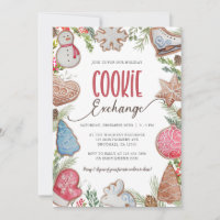 Christmas Cookie Exchange Invitation