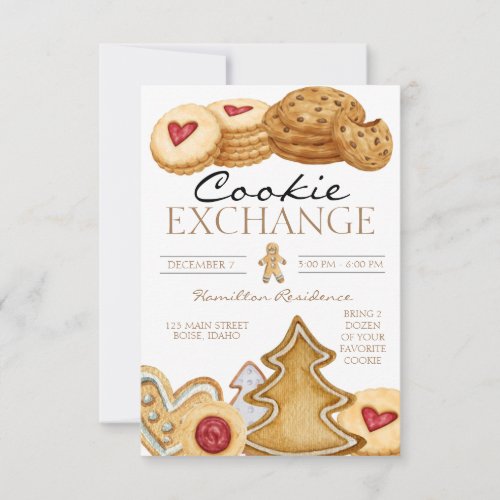 Christmas Cookie Exchange Invitation