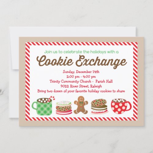 Christmas Cookie Exchange Invitation