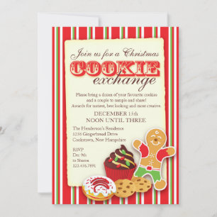Christmas Cookie exchange invitation