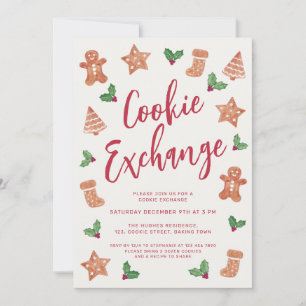 Christmas Cookie Exchange Party Invitation