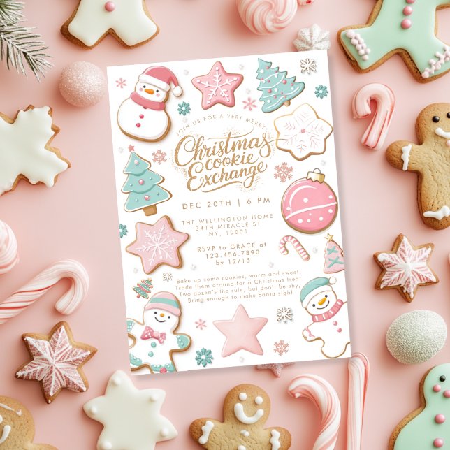 Christmas Cookie Exchange Party Invitation (Creator Uploaded)