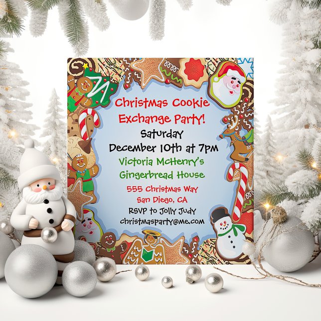 Christmas Cookie Exchange Party Invitation (Creator Uploaded)