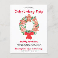 Christmas Cookie Exchange Party Invitation