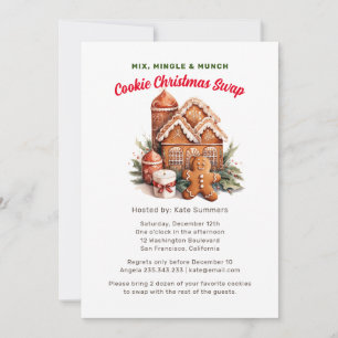 Christmas Cookie Exchange Party Invitation