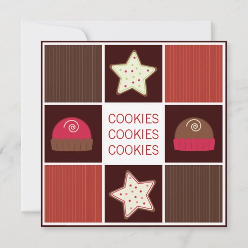 Christmas Cookie Exchange Party Invitations