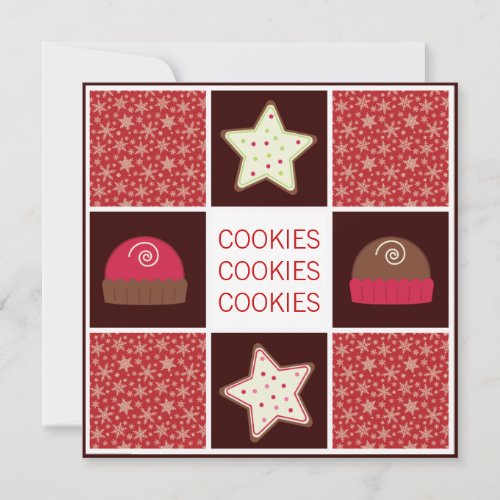 Christmas Cookie Exchange Party Invitations