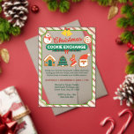 Christmas Cookie Exchange & Recipe Swap Party Acrylic Invitations<br><div class="desc">Christmas Cookie Exchange & Recipe Swap Tan Party Invitation. Enjoy a sweet party with your social group,  friends,  or family for a yummy fun cookie exchange. Tell guests to swap recipes and leave with some special treats. Personalize this template with your information.</div>
