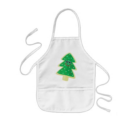 Christmas Cookie Face Kids' Apron