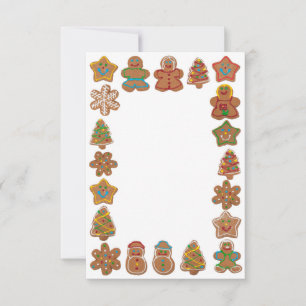 Christmas Cookie Frame Invitation