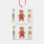 Christmas cookie gift tag