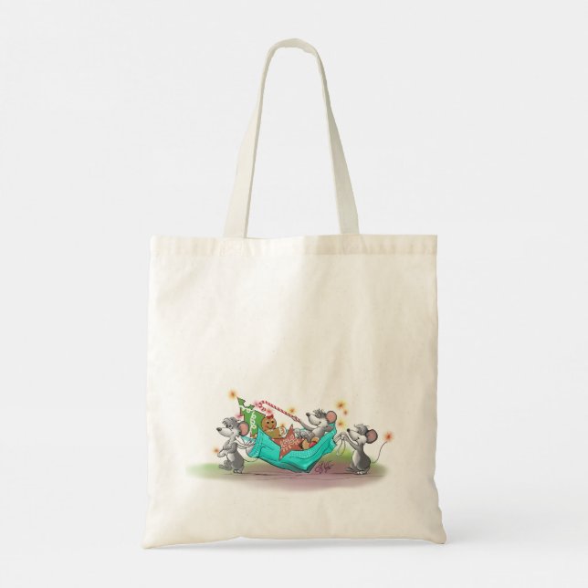 Christmas Cookie Heist Tote Bag (Back)