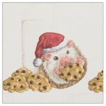 Christmas Cookie Hog Fabric