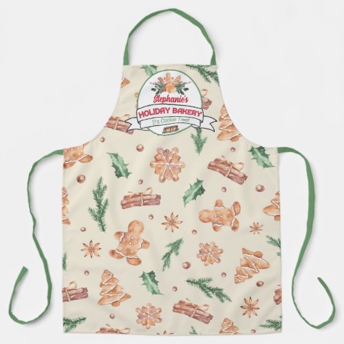 Christmas Cookie Holiday Baking Apron