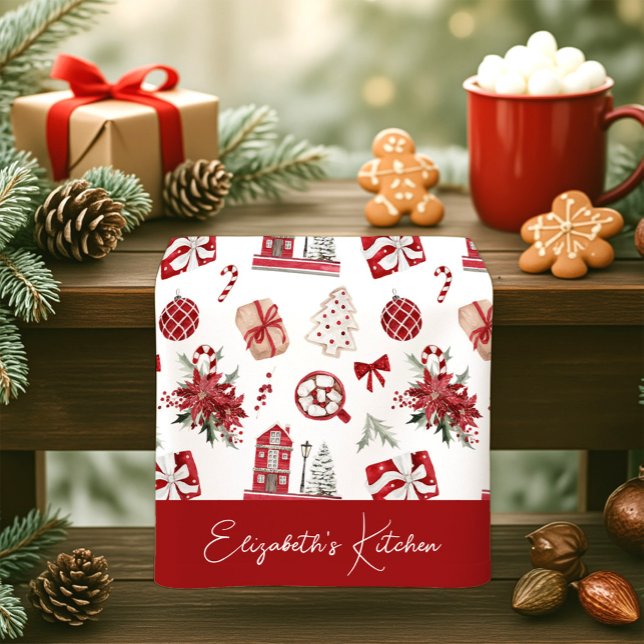Christmas Cookie Holiday Baking  Kitchen Towel (Creator Uploaded)
