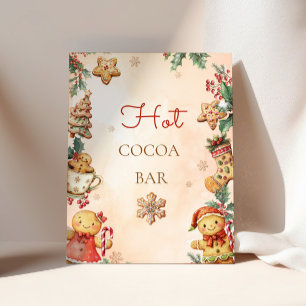 Christmas Cookie Hot Cocoa Bar Poster