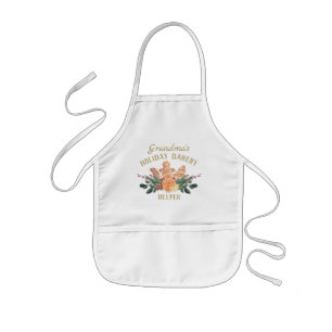 Christmas Cookie Kid's Holiday Bakery Helper Kids' Apron