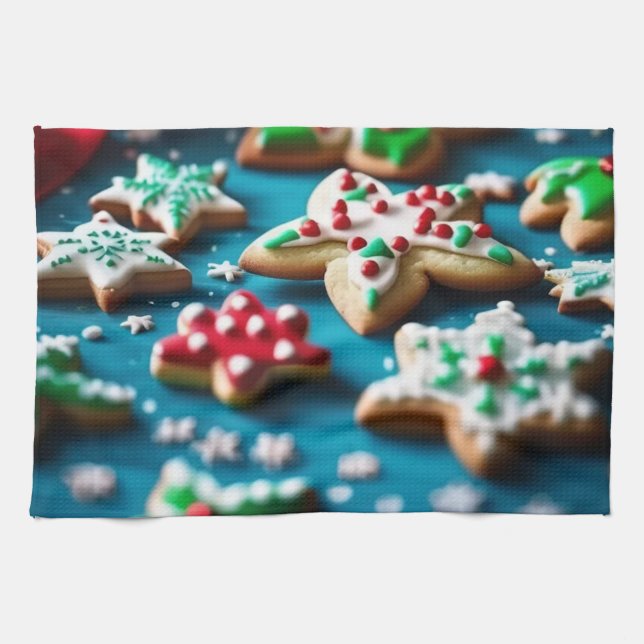 Christmas Cookie Kitchen Towel (Horizontal)