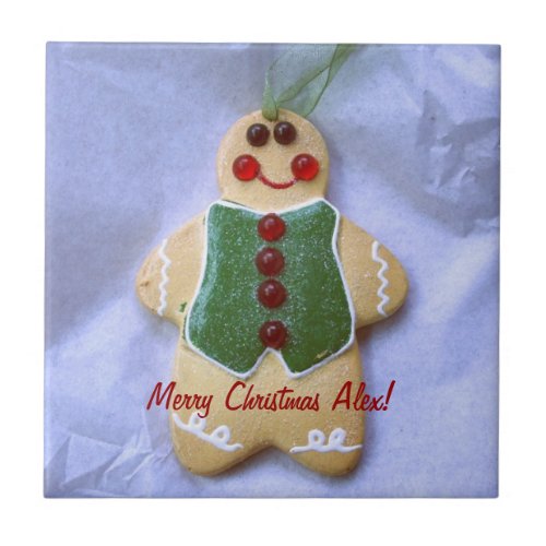 Christmas Cookie Ornament Tile