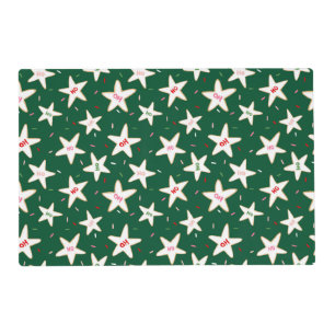 Christmas Cookie Pattern Placemat