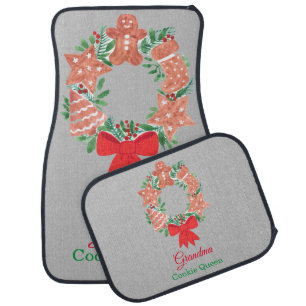 Christmas Cookie Personalized Car Floor Mat
