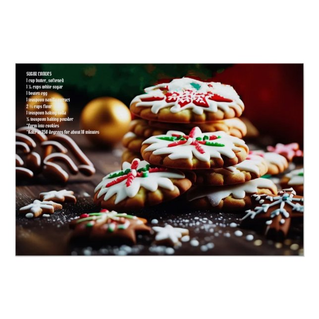 Christmas Cookie Poster (Front)