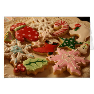 Christmas cookie recipe card