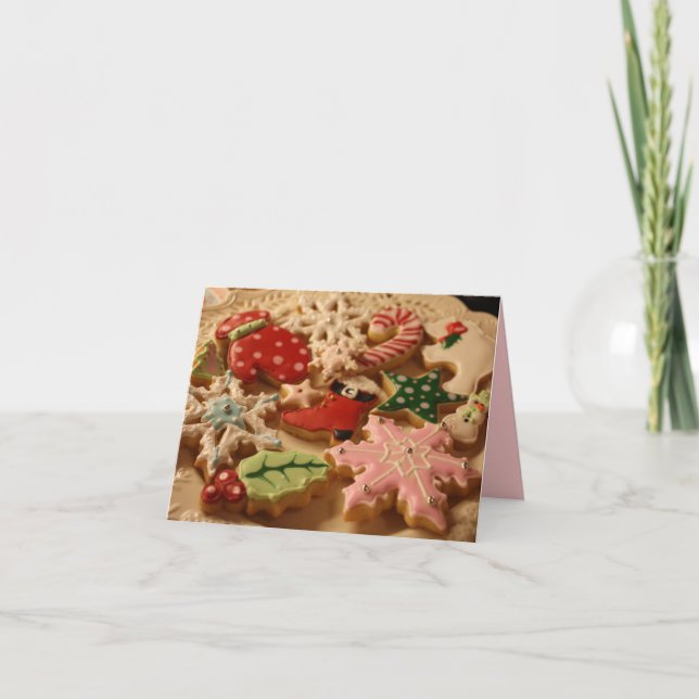 Christmas cookie recipe card (Front)