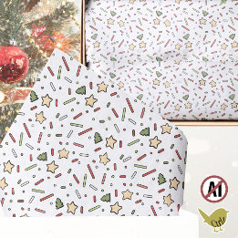 Christmas Cookie Sprinkles Festive Tissue Paper