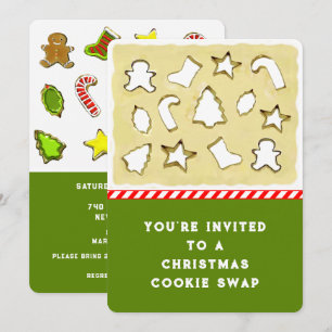 Christmas Cookie Swap Exchange Invitation