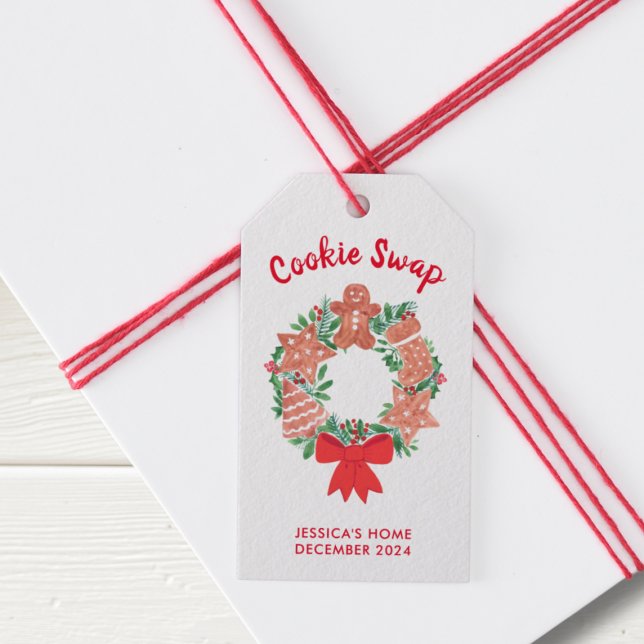 Christmas Cookie Swap Gift Tags (Creator Uploaded)