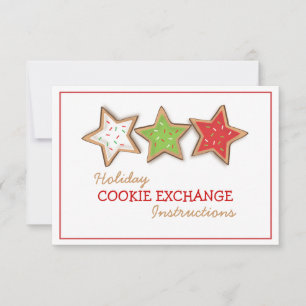 Christmas Cookie Swap Holiday Invitation