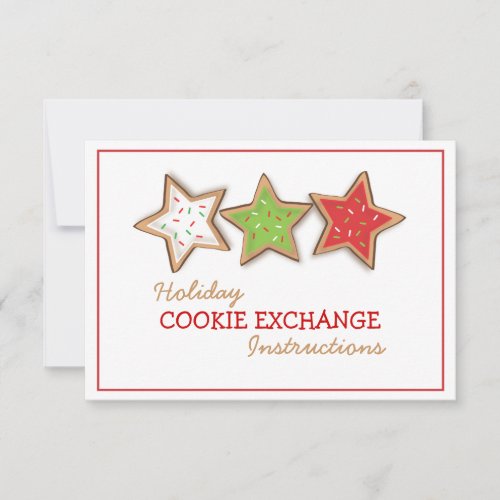 Christmas Cookie Swap Holiday Invitation