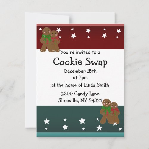 Christmas Cookie Swap Invitation