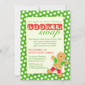 Christmas Cookie Swap invitation
