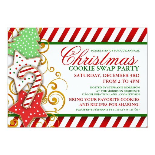 Cookie Swap Party Invitations Templates 10