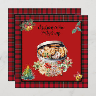 Christmas Cookie Swap Party Invitation