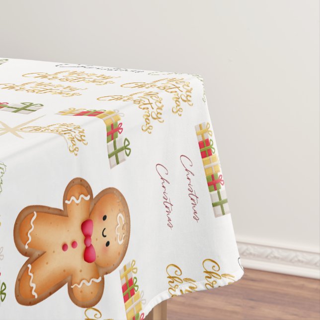 Christmas cookie tablecloth (In Situ)