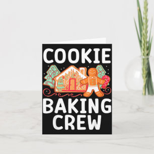 Christmas Cookie Taster Cookie Baking Crew Gingerb Card
