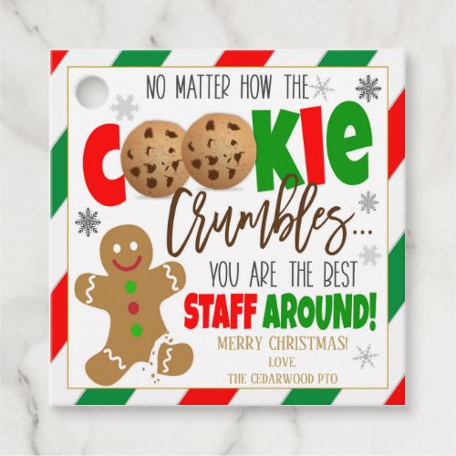 Christmas Cookie Thank You Gift Tag