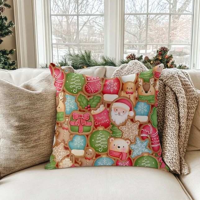Christmas Cookie Throw Pillow (Creator Uploaded)