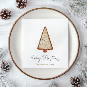 Christmas Cookie Tree Napkins