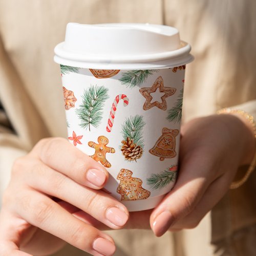 Christmas Cookie Winter Baby Shower  Paper Cups