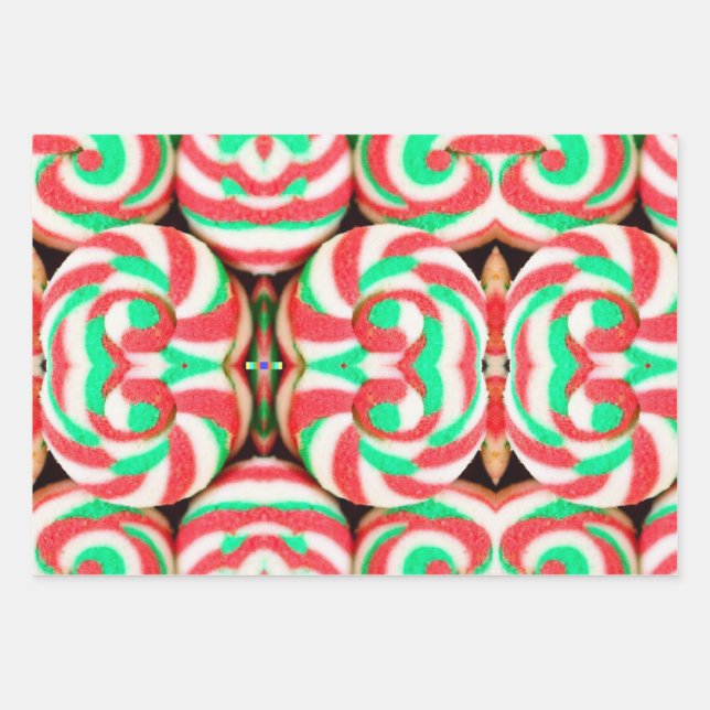 Christmas Cookie Wrapping Paper Sheets (Front)