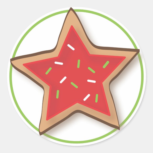 Christmas Cookie Yummy Stickers (Front)