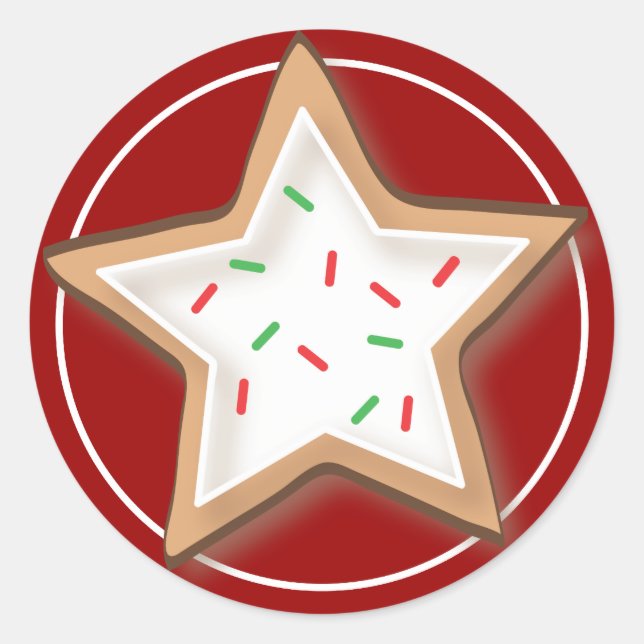 Christmas Cookie Yummy Stickers (Front)