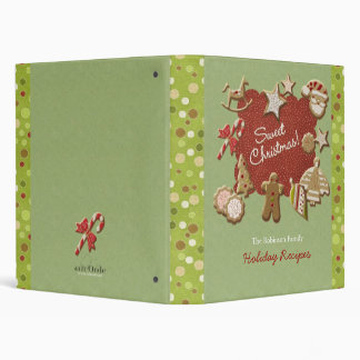 Christmas cookies 3 ring binder