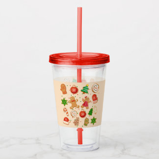 Christmas Cookies Acrylic Tumbler