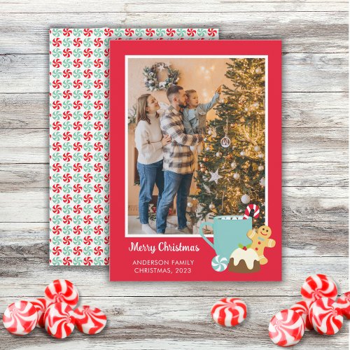 CHRISTMAS COOKIES AND COCOA HOLIDAY CARD