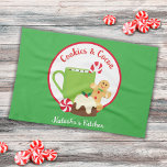 CHRISTMAS COOKIES AND COCOA KITCHEN TOWEL<br><div class="desc">red Christmas cookies and cocoa collection</div>